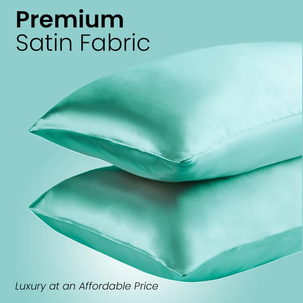 Satin pillow cover
