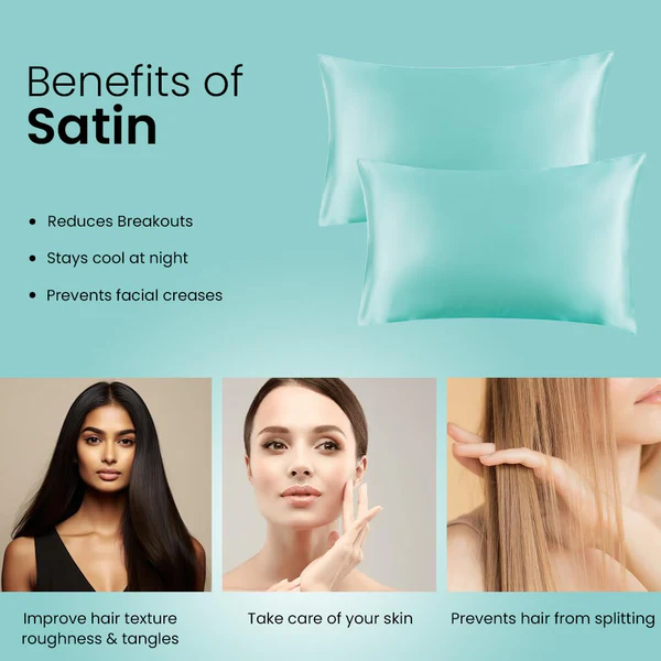Satin pillow cover benefits