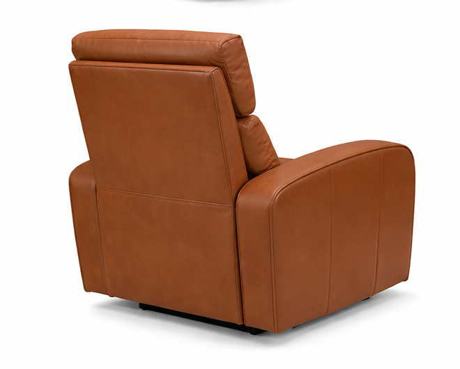 Potenza premium leatherette recliner with ergonomic back and lumbar support